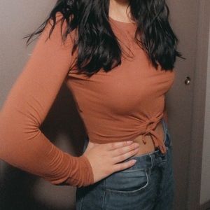 Crop top long sleeve